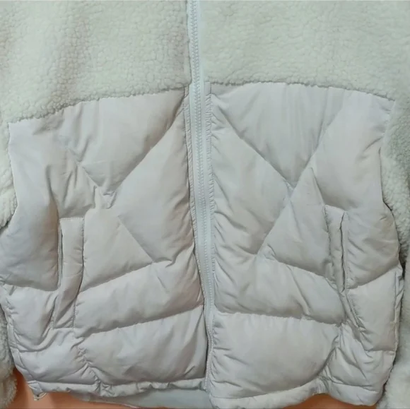 Pretty Little Thing Sherpa Oversized Teddy Jacket Medium - Picture 4 of 8